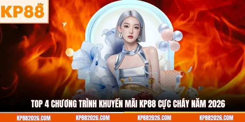Top 4 chương trình khuyến mãi KP88 cực cháy năm 2026